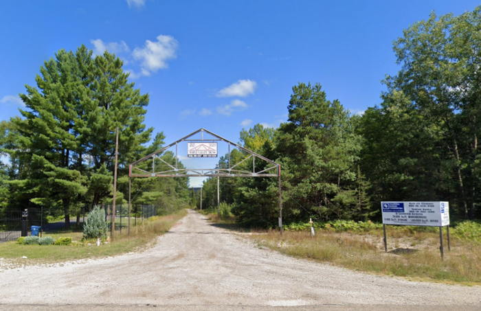 Northwoods Drive-In Theatre - 2019 Street View (newer photo)